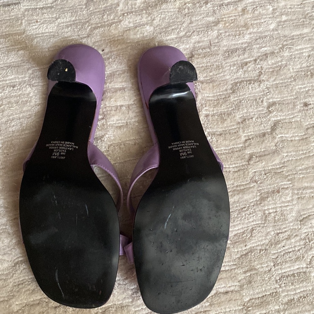 Woman purple Slides  apostrophe - Picture 3 of 4